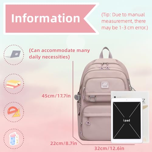 Girls Backpack Large-Capacity Middle Elementary School Casual Bookbag Kids Outdoor Travel bag Solid Color Daypack for Teens - color: 2#-grey