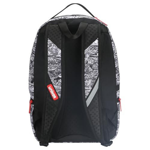 Graffiti Backpack, Designer Laptop Backpack for 15.6 Inch Work,Water Resistant Backpack Computer Bag (KickArt) - color: Kickart
