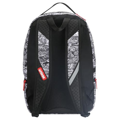 Graffiti Backpack, Designer Laptop Backpack for 15.6 Inch Work,Water Resistant Backpack Computer Bag (KickArt) - color: Kickart