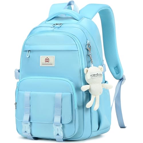 Hidds College Backpack Laptop Backpacks 15.6 Inch for Men Women Elementary Middle High School Book Bag For Teens Girls Boys Student Anti Theft Travel Daypack Large Bookbags-Blue - color: Blue