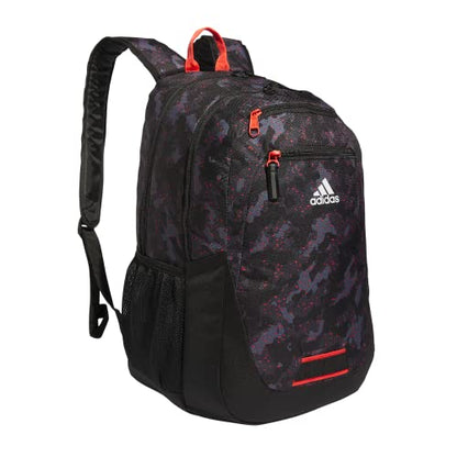 adidas Excelerator School Backpack, 33L - color: Galaxy Camo Black-bright Red/Black/Bright Red, size: OSFA