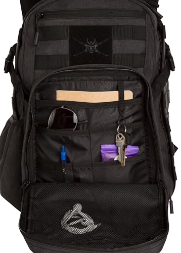 SAMURAI TACTICAL's Wakizashi Travel Backpack - Military Style with MOLLE System, Assault Design for Durability and Functionality, One Size, Heathered