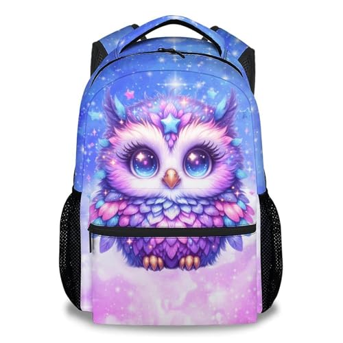 Kids Backpack - Owl Backpack for Girls - Cute Toddlers Bookbag - Durable School Bag for Kindergarten/Preschool/Elementary(17 Inch) - color: Color-8