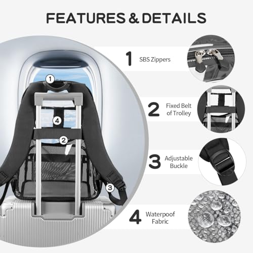 Cusangel Clear Backpack for kids,16in Heavy Duty Clear BookBag,TPU Large Capacity Black See Through bookbag for Stadiums,Concerts,Plastic transparente para mujer for 8Age+ - color: Black Clear 16in