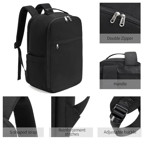 GAEKEAO Travel Backpack 15.6" Laptop Backpack for Men and Women Casual Daypack for Work Business Weekender College Black - color: Black