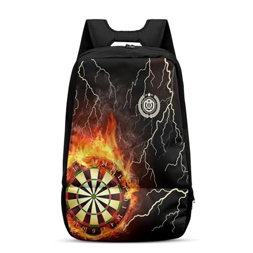Boxing Dart Lightning Karate Baseball Sport Backpack Shoe Compartment Equipment Bags Gym Teenager Inner Pocket School Ball (Dart Fire design) - color: Dart Fire Design
