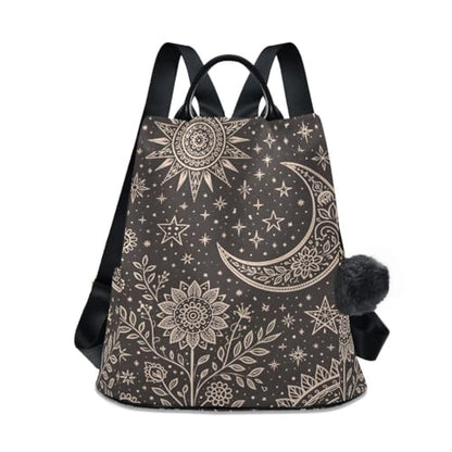 ALAZA Mandala Sun The Moon Stars Backpack for Daily Shopping Travel - color: Multi 2