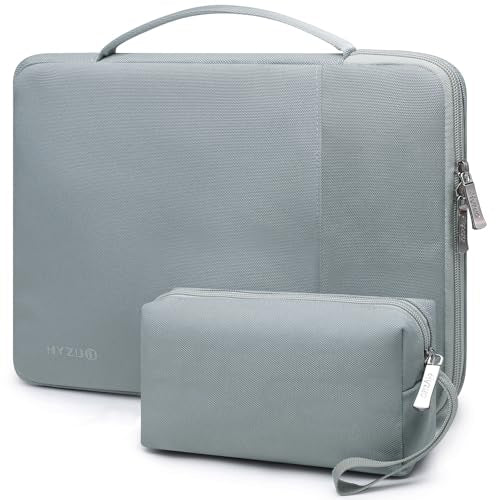 HYZUO 13 Inch Laptop Case Sleeve Bag for MacBook Air 13 M5 M4 M3 M2 M1 2026-2018, 13" MacBook Neo 2026, MacBook Pro 13 M2 M1 2026-2016, 13"-12.9" iPad Pro/Air, 13"-12" Surface Laptop/Pro, Ash Blue - color: Ash Blue, size: 13 Inch