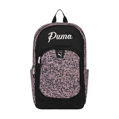 PUMA Rally 300 Backpack, Tan Combo, OS - color: Sandstone/Black/Jasmine Flower