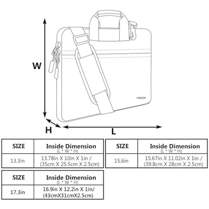 Hseok Laptop Shoulder Bag 15.6-16 inch Case,Water-Resistant Shockproof Computer Handbag with Small Case Compatible with MacBook Pro/Neo 16",Mac Air 15 M5, XPS 15/16 and most 15.6-16 PC,Black - color: Black, size: 15.6-16"
