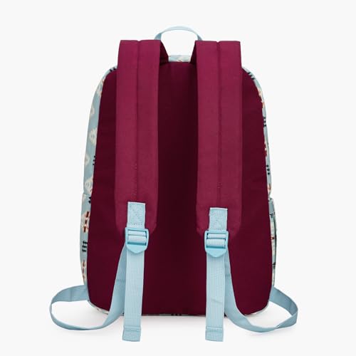 Montana West Backpack for Women Men 2 PCS Lightweight College Bookbags Casual Daypack Backpacks for Commute & Travel - color: Western Jean