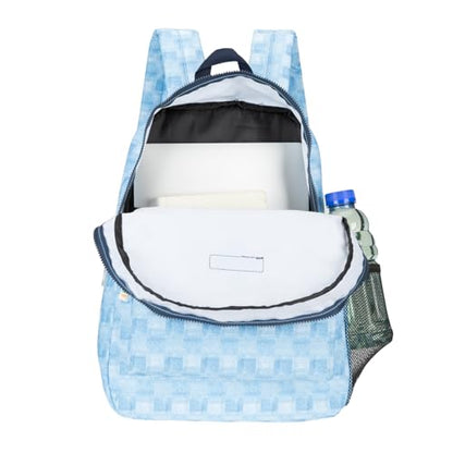 AEROPOSTALE Fieldtrip Unisex Backpack - AE Mens and Womens Bag for Everyday Use - Denim Checker - color: Plaid Blue