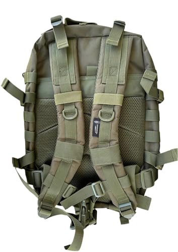 40L Tactical Backpack – 900D/1000D Molle Assault Pack, 3-Day Survival, Hiking, Camping, Travel Gear Ranger Green - color: Ranger Green