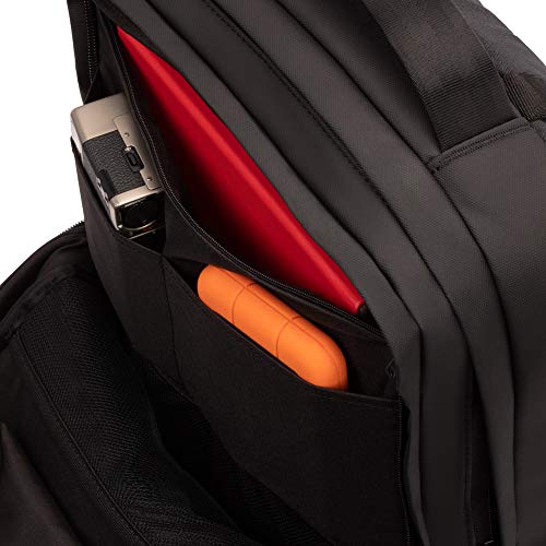 Incase City Backpack - 24L Main Storage Compartment with 16" Faux Fur Laptop Pocket, Front Organizational Pocket, Quick Access Pocket, Everyday Tech Backpack - Black - color: Black