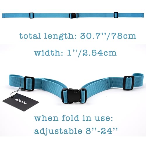Backpack Chest Strap, Universal Add on Adjustable Sternum Strap, Chest Belt Replacement, with Heavy Duty Quick Release Buckle Clip, for Travel, Hiking, Camping, School - color: Blue