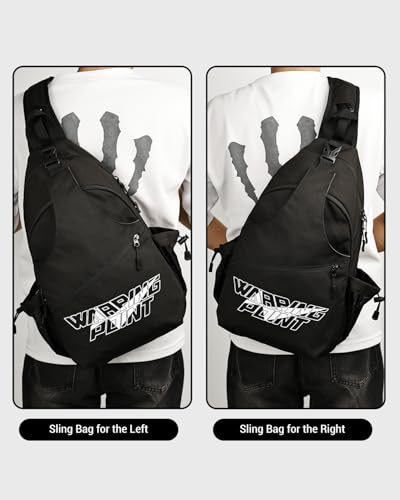 Warping Point Pickleball Bag, Adjustable Large Capacity Pickleball Crossbody Backpack for Women Men, Sling Padel Bag Hold 2 to 4 Paddles with Multiple Compartments, Wet & Safety Pocket Fence Hook - color: Pickleball Bag - Black