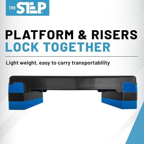 The Step Aerobic Platforms for Home Workout Steppers for Exercise - style: Large