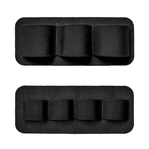2 Pcs Tactical Modular Organizer Tactical Bag Insert Panel Hook Backed Accessories Holder Insert Bag Panel Elastic Organizer Holder Modular Organizer with Hook for Packs Backpack or Bags - color: Black