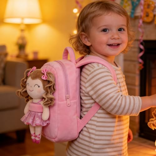 Gloveleya Kids Backpack - Pink 9 inches - color: Pink, size: 9 inches