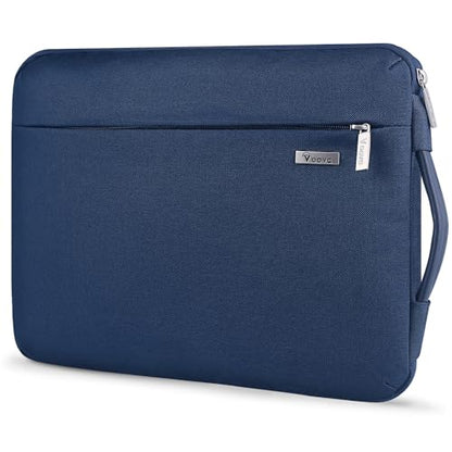 Voova Laptop Sleeve Case 14 15 Inch with Handle, 360° Protective Waterproof Slim Computer Bag Cover Compatible with MacBook Air 15 M2/M3/M4 2024-2025, MacBook Pro 14/15, Hp Chromebook 14, Blue - color: Blue, size: 14-15 Inch