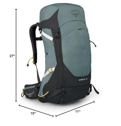 Osprey Sirrus 36L Women's Hiking Backpack, Succulent Green - color: Succulent Green, size: 36L