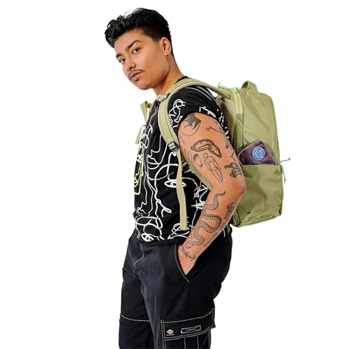 Baboon to the Moon City Backpack – Water-Repellent 16" Laptop-Friendly Backpack, Work, Travel, Gym Bag for Men & Women (Circuit) - color: Circuit