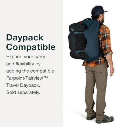 Osprey Farpoint 40L Men's Travel Backpack, Gopher Green - color: Gopher Green, size: 40L