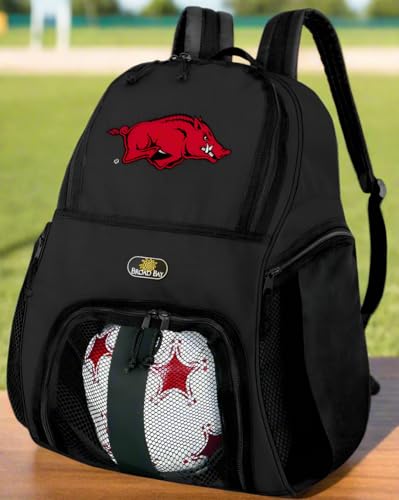 Broad Bay University of Arkansas Soccer Ball Backpack or Arkansas Razorbacks Volleyball Bag