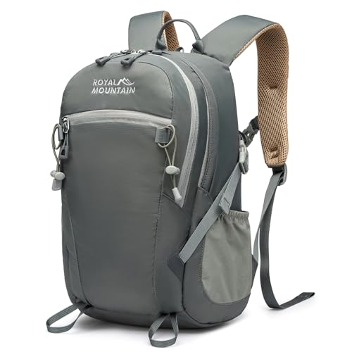 Hiking Backpack With Rain-cover, 30L Travel Backpacks For Women Men, Camping Daypack Backpacks Lightweight, Durable Hiking Backpack Fit For Camping, Daily Commuting, Short Trips (Grey) - color: Grey-01, size: 30L