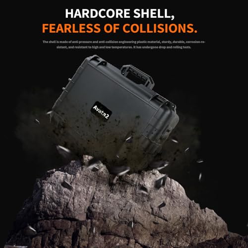 Avata2 Hard Case, Waterpoof Box for DJI Avata 2 (DJI Goggles V2 / Goggles2 / Goggles Integra), Avata 2 Drone Carrying Case, Compatible with Avata2 And Accessories[CASE ONLY]