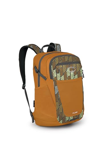 Osprey Flare Commuter Laptop Backpack - color: Kazuma Print Toffee Orange