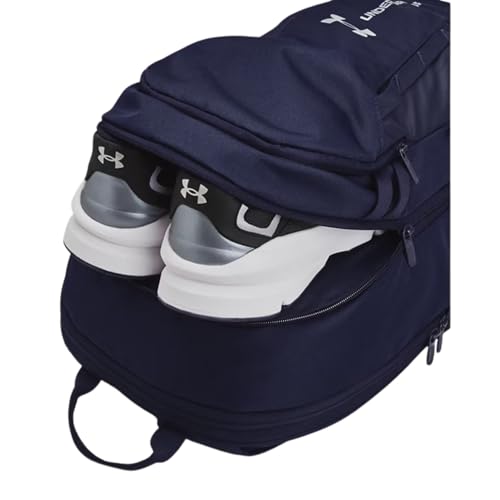 UA Hustle 6.0 Team Backpack by Under Armour - color: Midnight Navy, size: OSFM