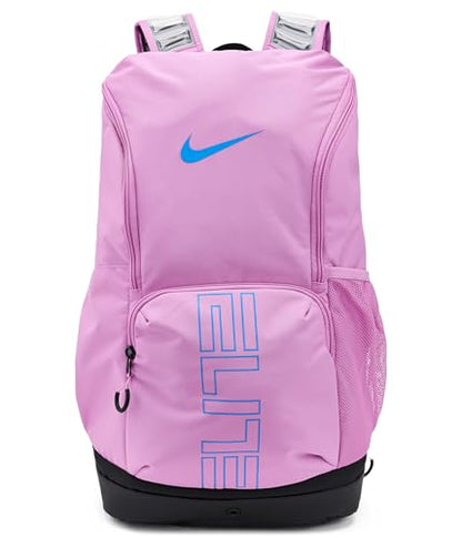 Nike, Unisex, Varsity Elite Backpack (32L), Light Magenta/Black/Light Photo Blue, One Size - color: Light Magenta/Black/Light Photo Blue, size: One Size