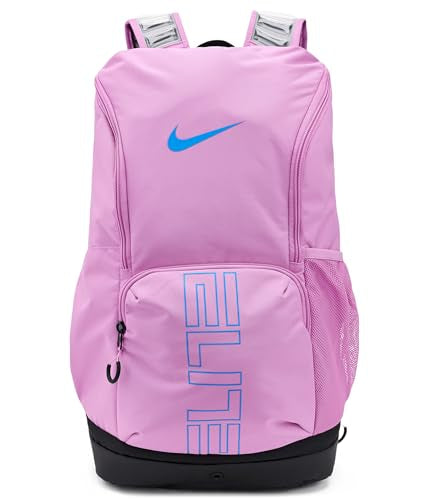 Nike, Unisex, Varsity Elite Backpack (32L), Light Magenta/Black/Light Photo Blue, One Size - color: Light Magenta/Black/Light Photo Blue, size: One Size