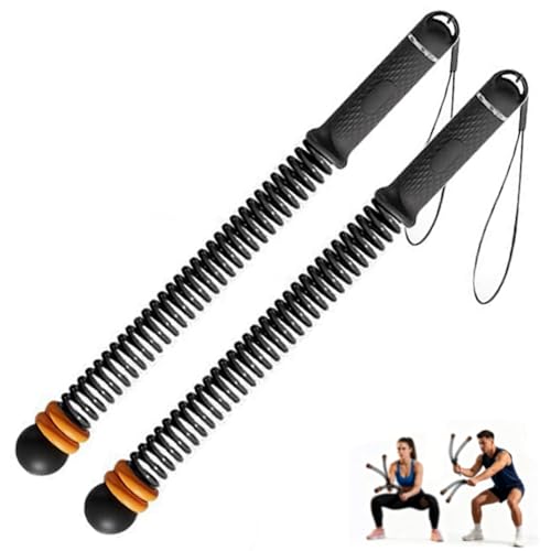 Weighted Ropeless Battle Ropes, Heavy Duty Portable Cordless Battle Ropes for Home Gym, Workout Exercise Rope for Strength Training, Fitness Equipment for Men & Women, Home Gym Equipment(Black)