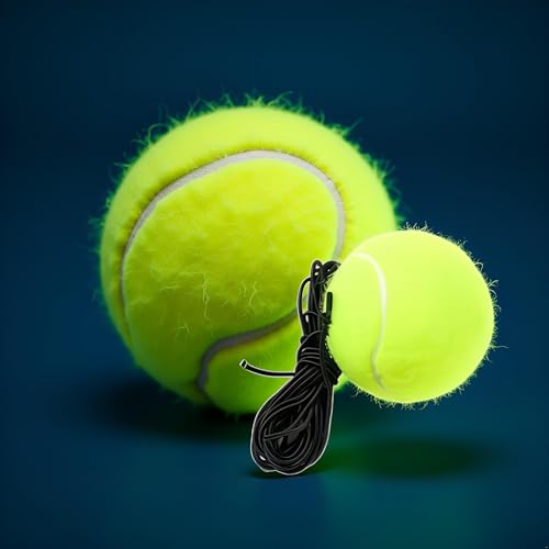 Tennis Training Ball with String,Tennis Trainer Balls Self Practice, Tennis Ball Training Equipment for Rebound Baseboard Self Trainer Tool