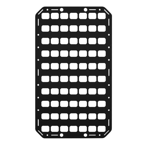 Portable MOLLE Panel Organizer Rigid Insert Backpack,with QLS Adapter Base(3 Types), for Tactical IFAK Pouch Gun Holster Holder Mount (8x12.5) - color: MP-03
