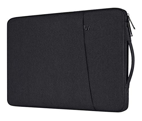 17.3 Inch Laptop Carry Case Sleeve for HP Envy 17 17t/Pavilion 17/Omen 17, Acer Predator 17, Dell Inspiron 17/Dell G3 G7 17.3, Lenovo Ideapad 17, MSI GS75, 17 in Waterproof Computer Bag with Handle - color: Black, size: 17-17.3 inch