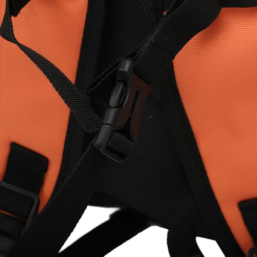 Yinhing Basketball Backpack with Laptop Compartment Large Capacity Lightweight Sports Backpack with Compartment for Wet Dry Separation - color: Orange