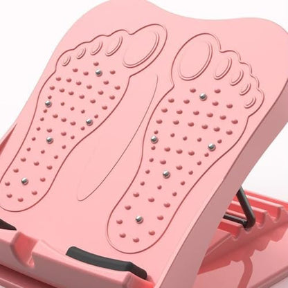 Foldable Calf Stretching Board Space Saving Adjustable Stretching Platform for Gym Training At Home Leg Stretch Board - color: Blue