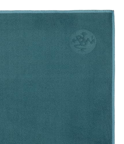 Manduka eQua Hand Towels - 16" | Rapid Moisture Activated Grip | Quick Drying, Soft Microfiber | Machine Washable | 16 x 26.5 inches | Sage Solid - color: Sage Solid