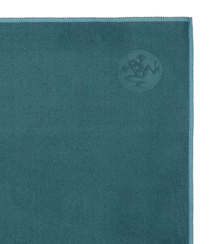 Manduka eQua Hand Towels - 16" | Rapid Moisture Activated Grip | Quick Drying, Soft Microfiber | Machine Washable | 16 x 26.5 inches | Sage Solid - color: Sage Solid
