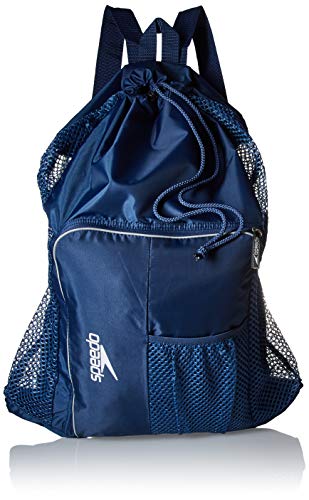 Speedo Unisex-Adult Drawstring Deluxe Ventilator Mesh Equipment Bag - color: Insignia Blue