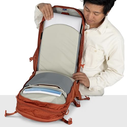 Osprey Nebula Commuter Backpack - Everyday Bag with Laptop Sleeve and Bottle Pockets, Torrent Blue Heather - color: Torrent Blue Heather
