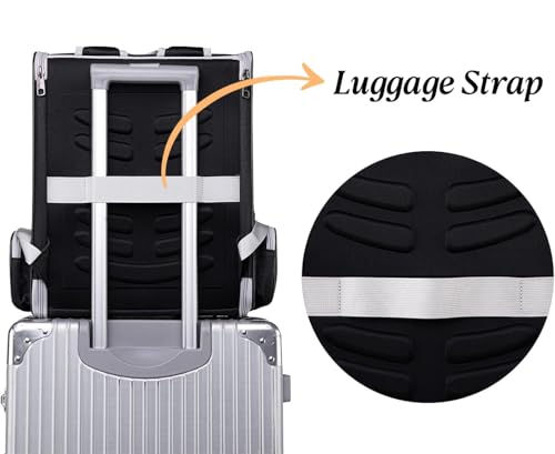 Cat Backpack Dog Backpack Carrier for Small Dogs and Medium Cat up to 15lbs, Travel Pet Carrier for Puppy Kitten Bunny, Cat Dog Carrying Backpack Collapsible (Black)