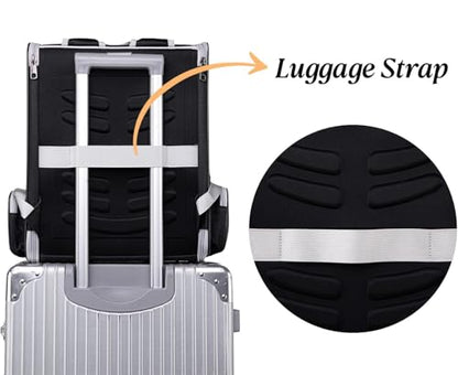 Cat Backpack Dog Backpack Carrier for Small Dogs and Medium Cat up to 15lbs, Travel Pet Carrier for Puppy Kitten Bunny, Cat Dog Carrying Backpack Collapsible (Black)