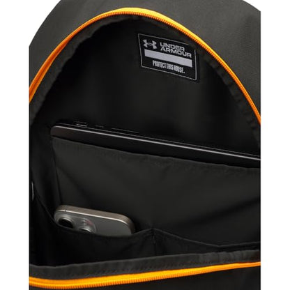 Under Armour Unisex Hustle Sport 6.0 Backpack, (003) Black/Black/Metallic Silver, One Size Fits Most - color: (003) Black / Black / Metallic Silver, size: One Size Fits Most