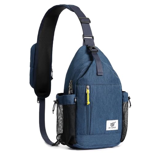 SKYSPER Sling Bag Anti-Theft Crossbody Bag RFID Travel Cross Body Shoulder Sling Backpack - color: Darkblue