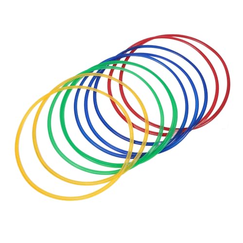 18.9in Sensory Training Hoops for Kids - 10 Rings & Connectors - Improve Balance, Coordination & Creative Thinking