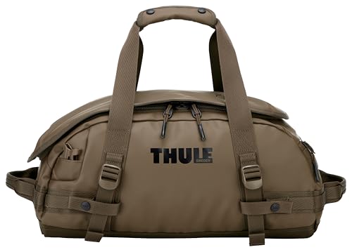 Thule Chasm Duffel bag, Weather-resistant materials, Easy packing, Converts to backpack, Internal pockets, Travel-ready - color: DEEP KHAKI, size: 30L